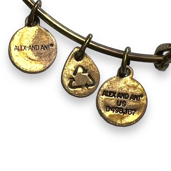 Alex and Ani Energy Womens Bangles Charm Bracelets Set of 2 Fashion Jewelry - Picture 10 of 16